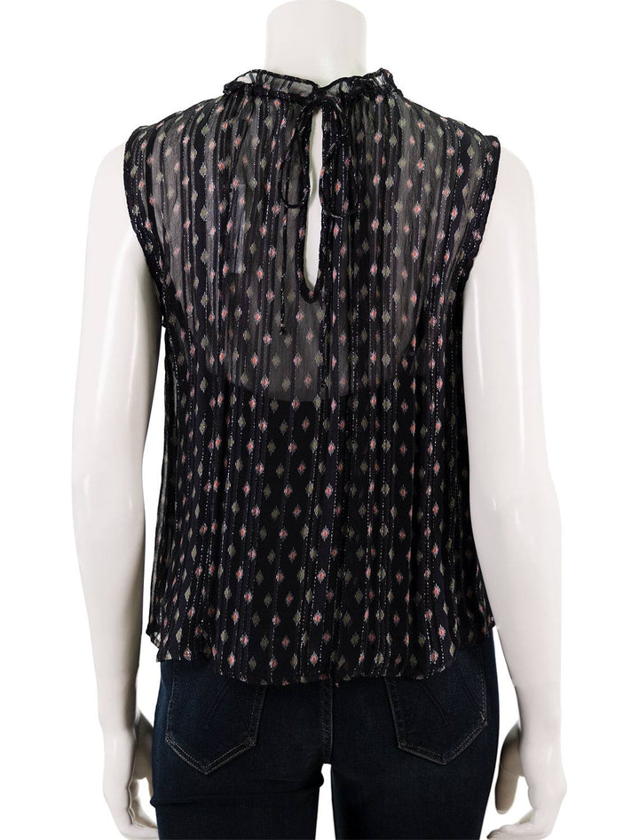 Back view of Velvet brand's nadine tank in starlit.