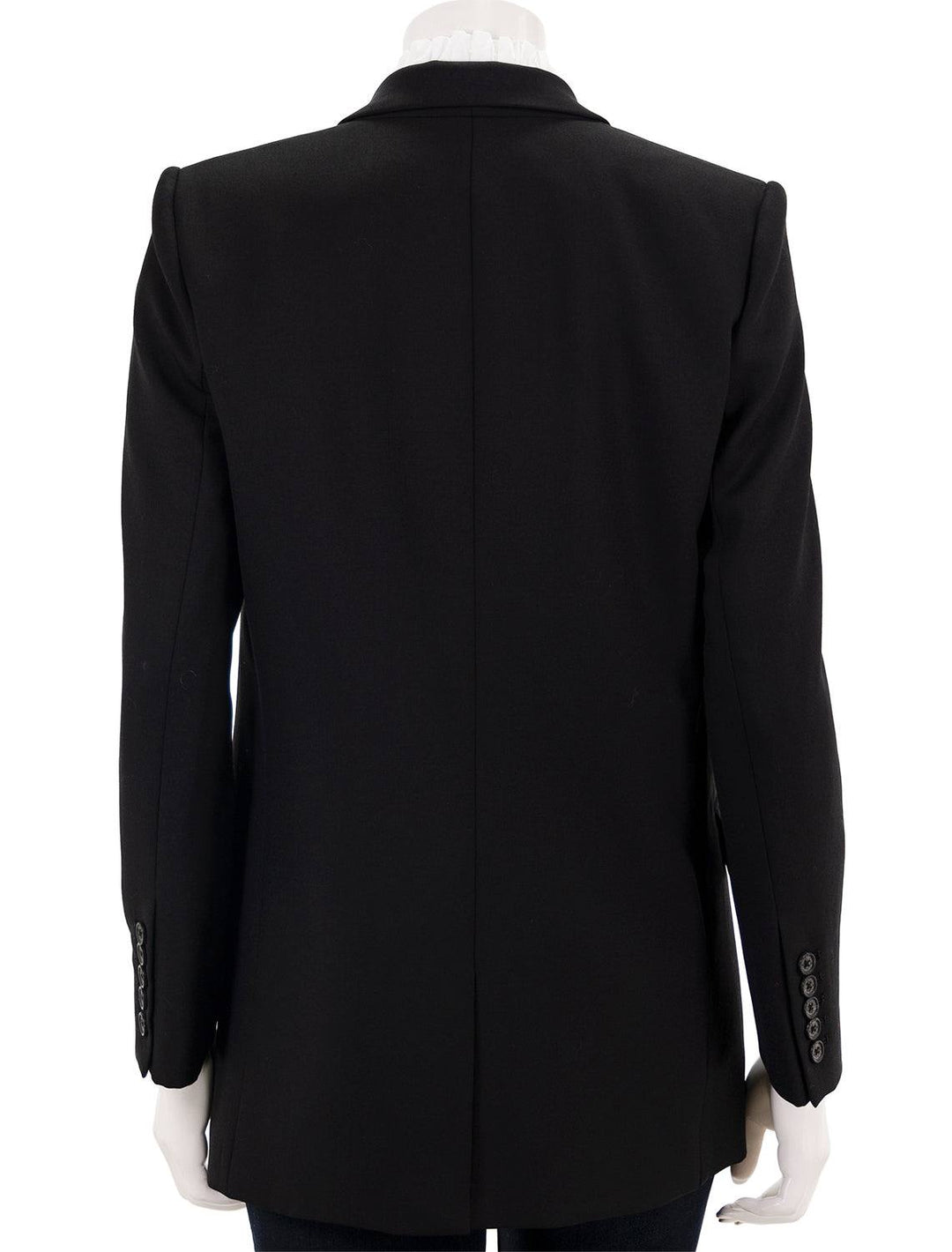 Back view of Nili Lotan's diane blazer in black.