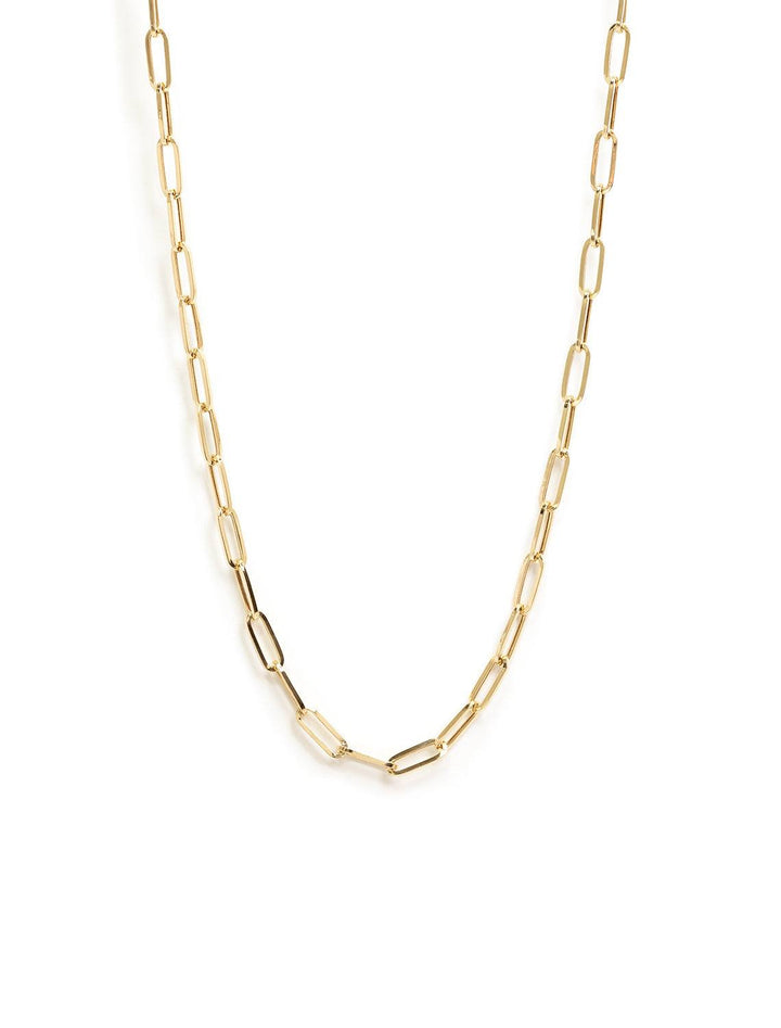 Sydney Evan's gold paperclip chain 18".
