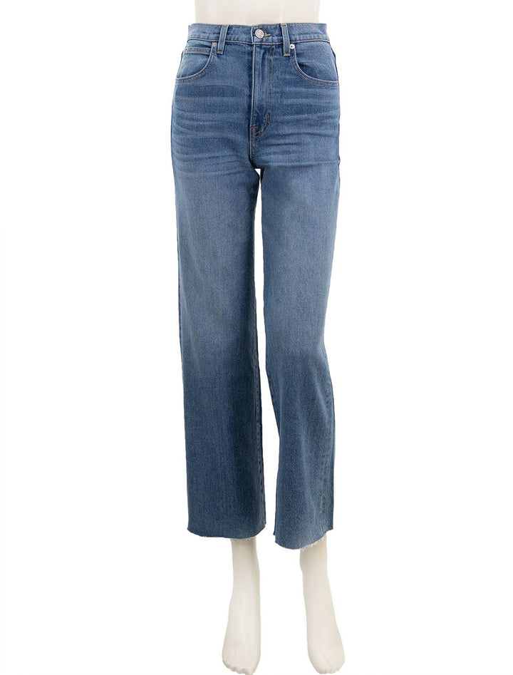Front view of SLVRLAKE's grace crop jeans in miles away.