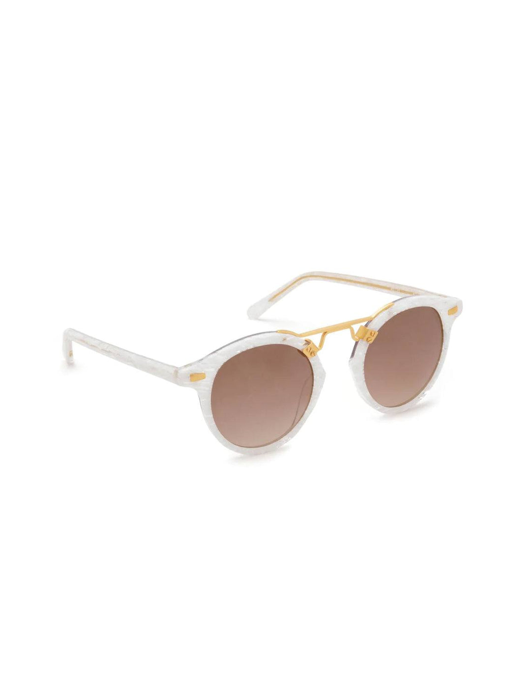 Krewe St. Louis Crystal Sunglasses - Gold