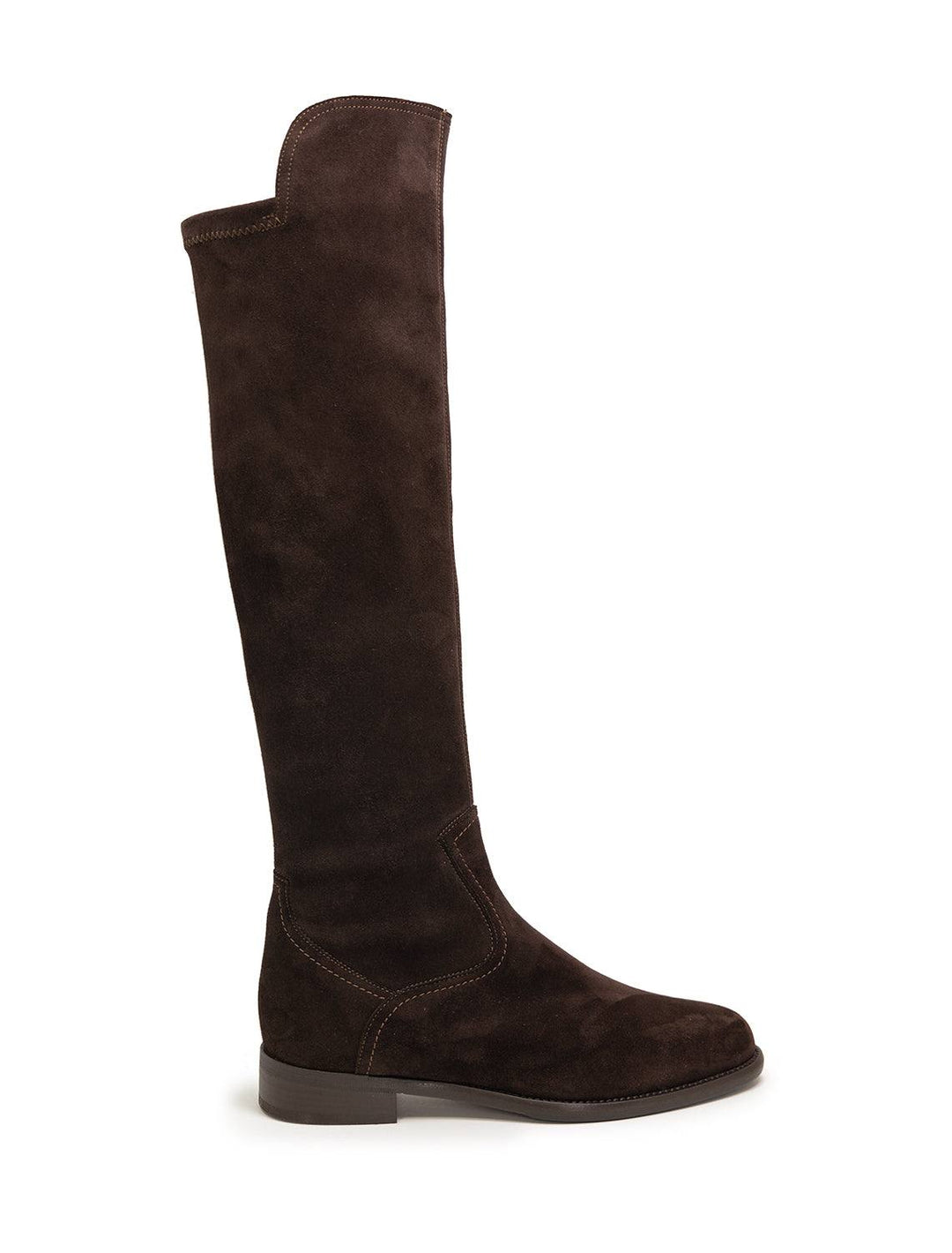 pull on boot in chocolate suede (2)