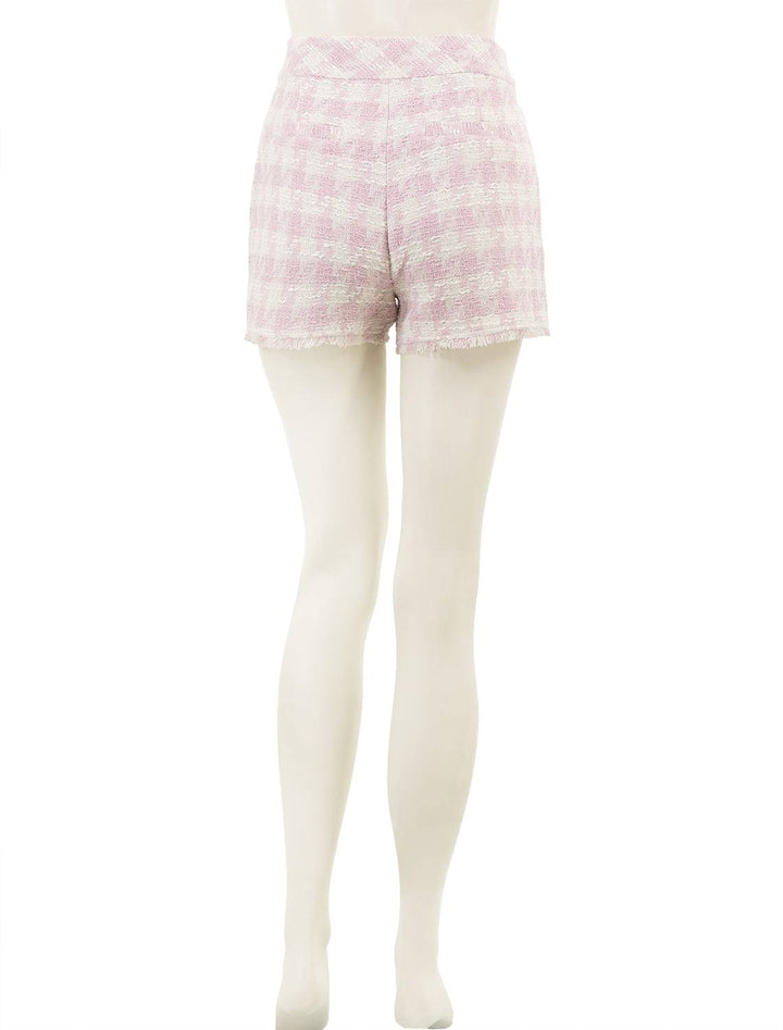 Back view of Steve Madden's Lia Shorts in Pink Tulle.