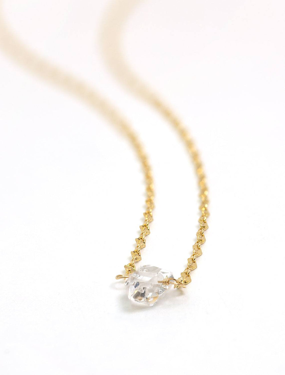 Marit Rae herkimer diamond necklace - Twigs