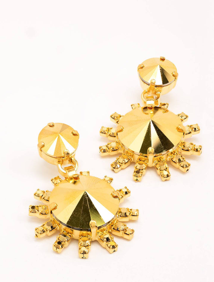Elizabeth Cole roscoe earrings in gold - Twigs