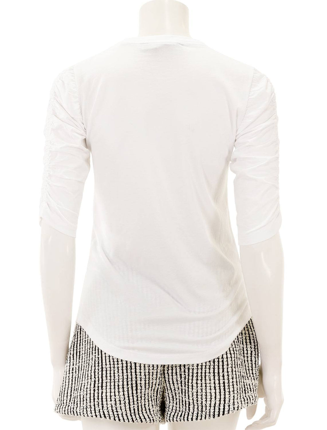 Back view of Veronica Beard's waldorf tee in white.