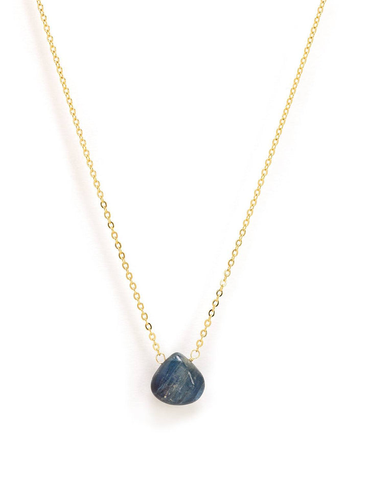 blue kynite delicate necklace