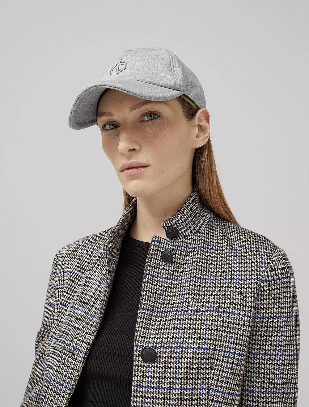 Rag & Bone's aron baseball cap in heather grey.