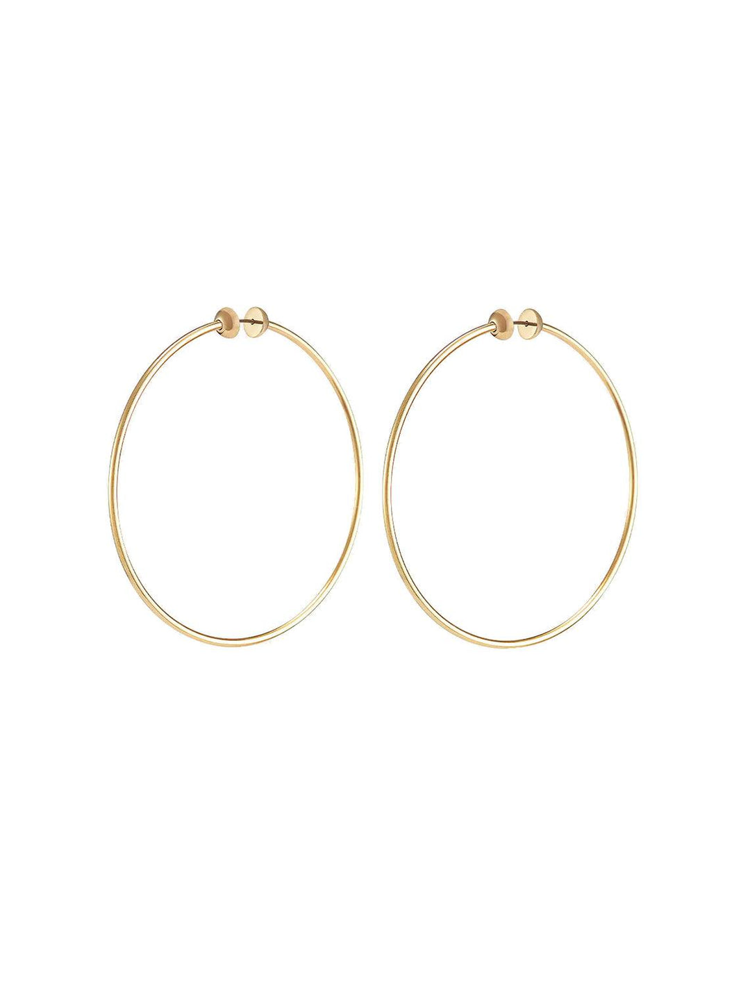 Icon Hoops - Small Gold