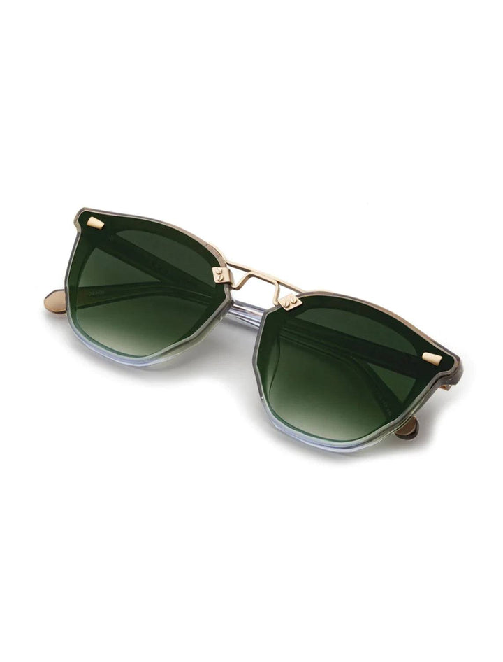Overhead view of Krewe's beau nylon in matcha 12k.