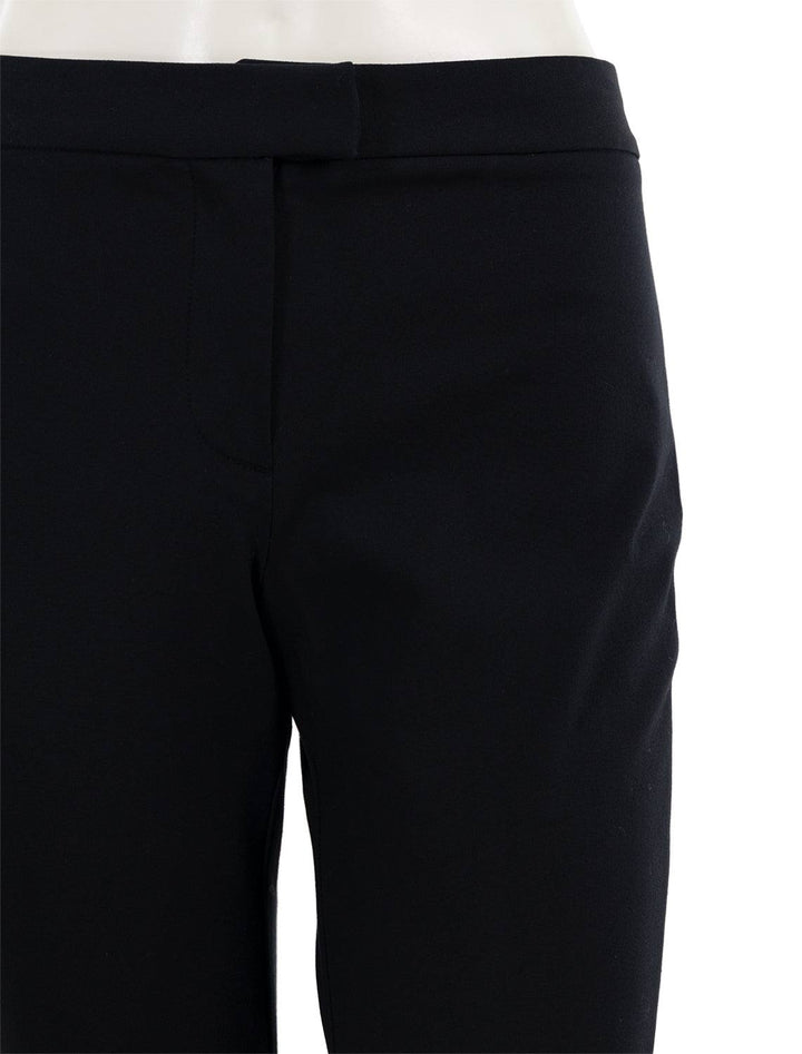 Close-up view of Rag & Bone's rebecca pant in black.