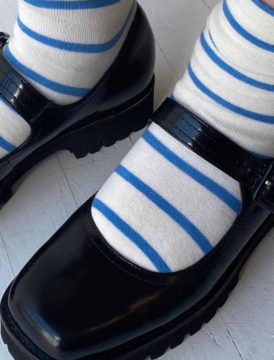 Le Bon Shoppe's wally socks in ciel blue