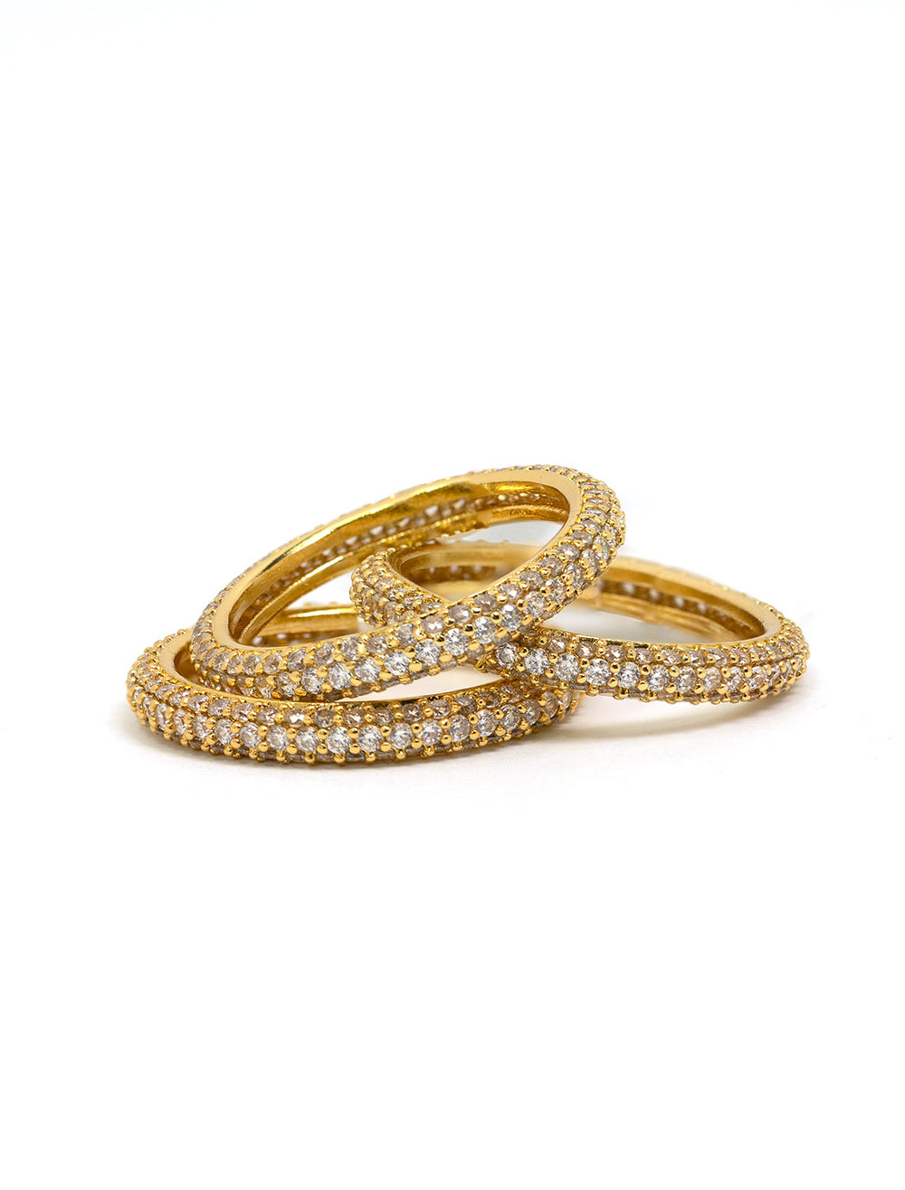 pave cz eternity band in gold (2)