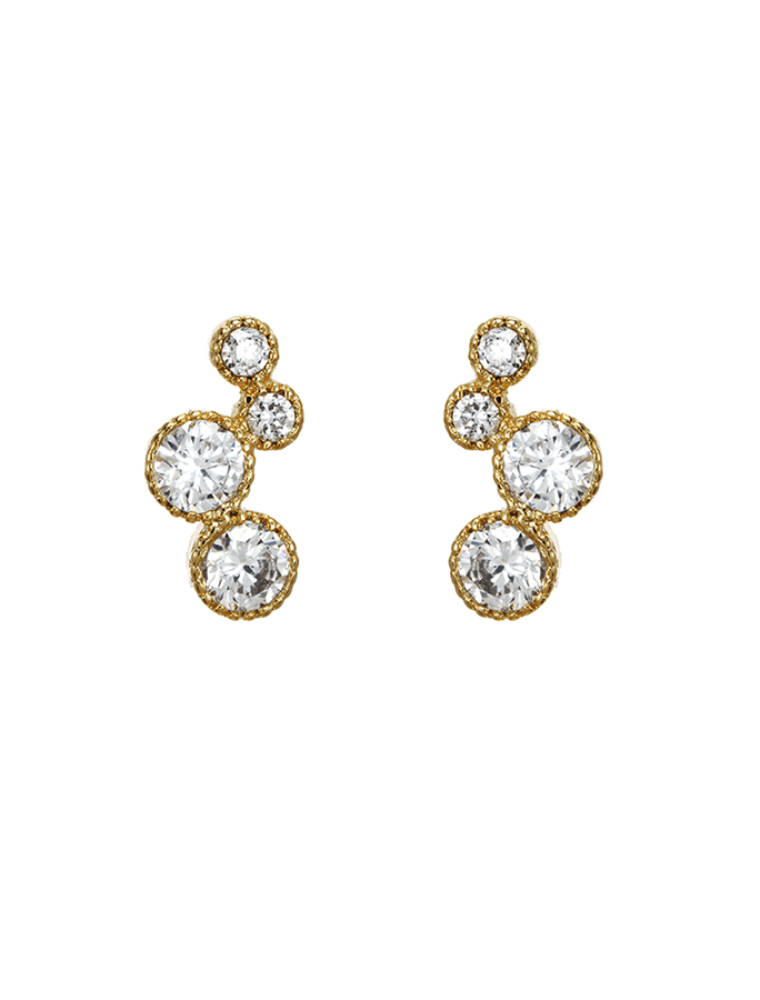 av max | falling rhinestone earrings