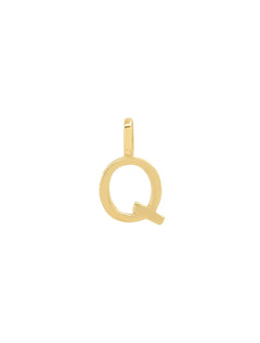 tai fine | 14k initial charm - Q