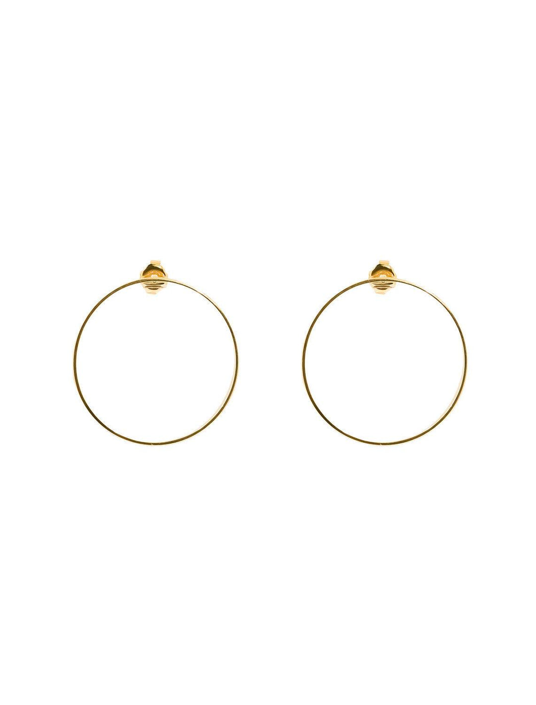 av max | gold circle hoops