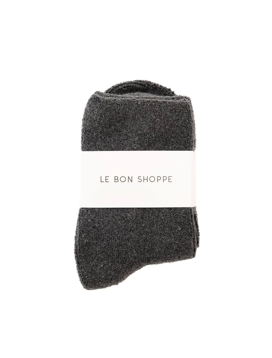 cloud socks in charcoal