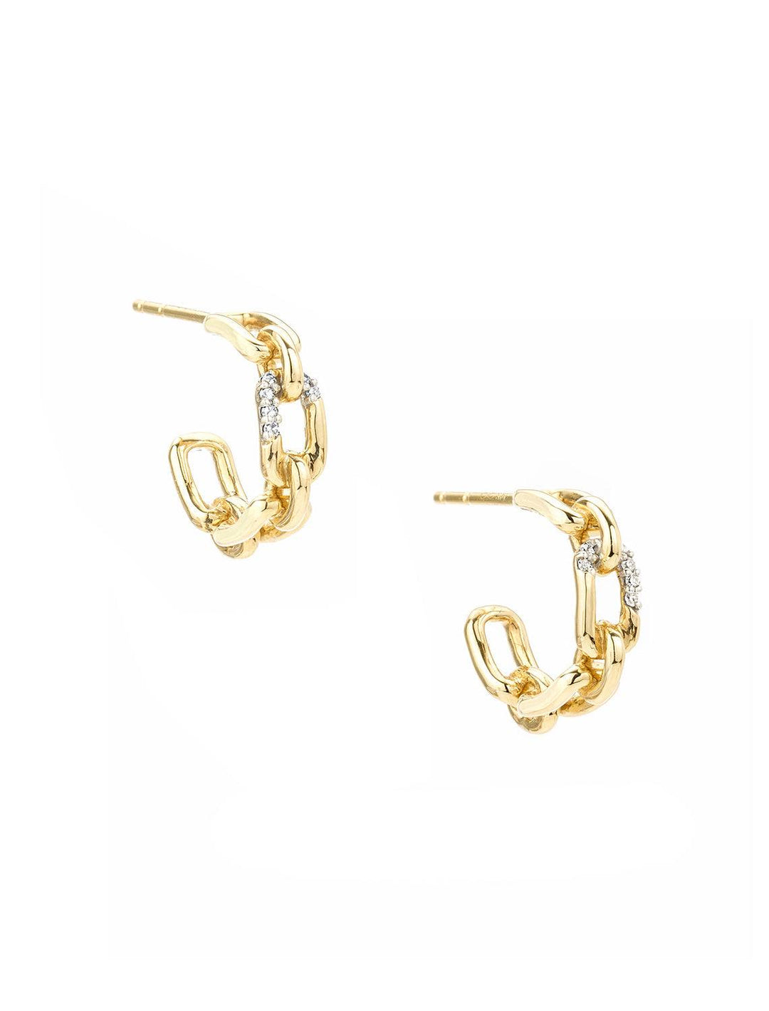 pave interlocking link hoops