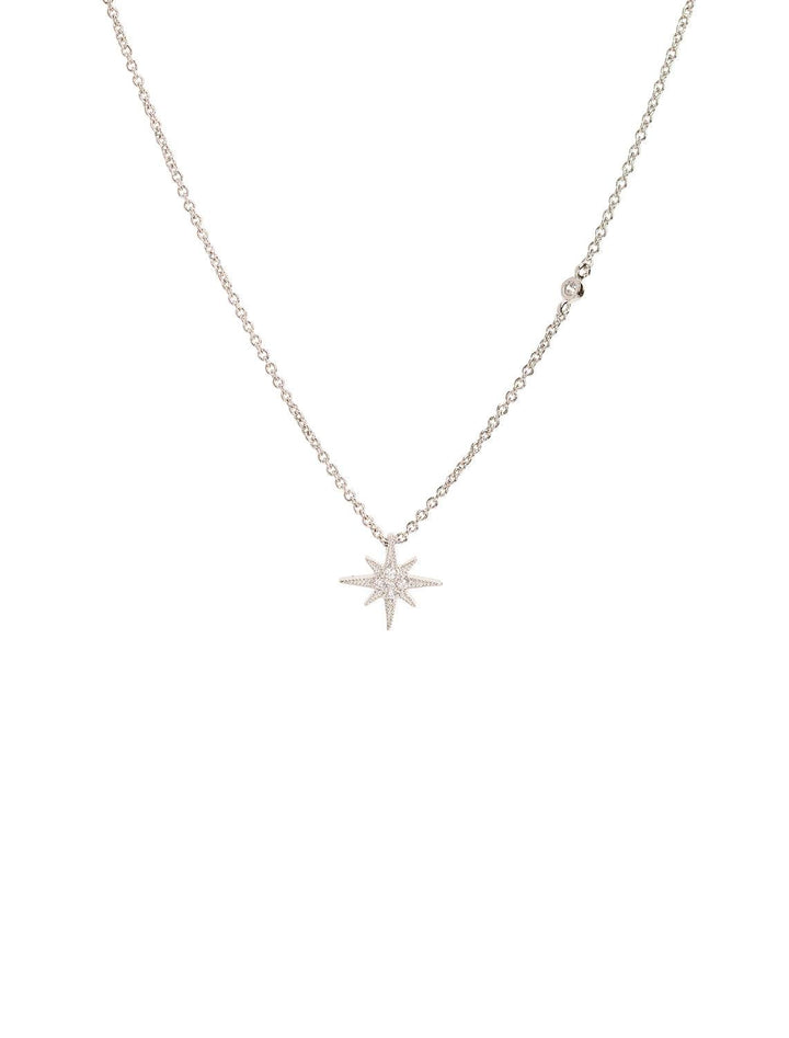 simple chain necklace with starburst