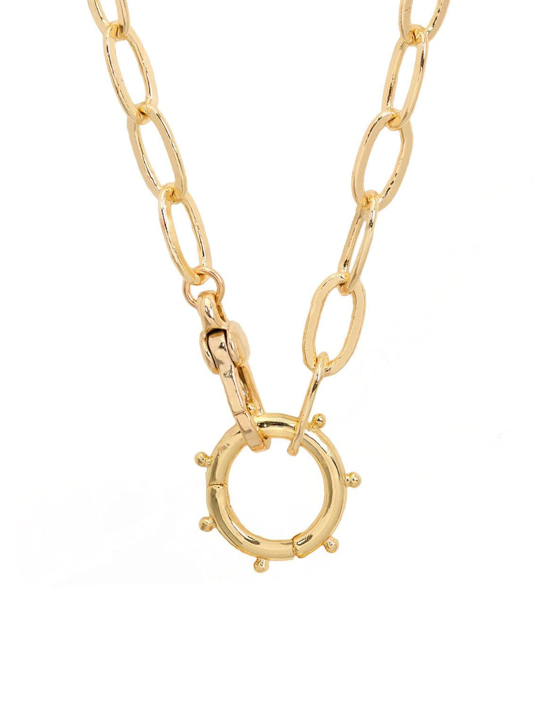 oval link chain necklace for charms (2)